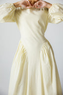 PURE GLOW MAXI DRESS -BUTTER YELLOW