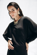 Midnight Muse Dress -BLACK