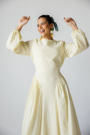 PURE GLOW MAXI DRESS -BUTTER YELLOW