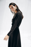 Midnight Muse Dress -BLACK