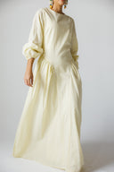 PURE GLOW MAXI DRESS -BUTTER YELLOW