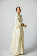PURE GLOW MAXI DRESS -BUTTER YELLOW