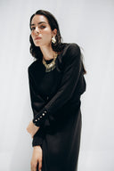 Midnight Muse Dress -BLACK