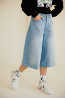 Low Waist Denim Short