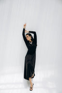 Midnight Muse Dress -BLACK