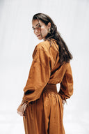 EFFORTLESS LINEN BLOUSE -HAVAN