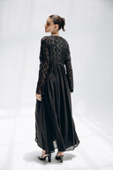 MOONLIGHT LACE DRESS -BLACK