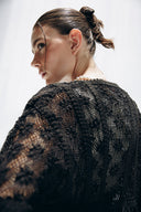 MOONLIGHT LACE DRESS -BLACK
