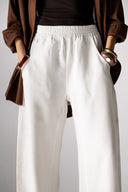 LOWRAISE BALLOON PANTS -OFF WHITE