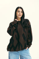 CHOCOLATE KNIT PULLOVER