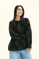CHOCOLATE KNIT PULLOVER