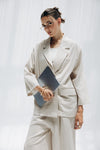 RELAXED OVERSIZED BLAZER -Beige