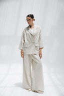 FLOWY ELEGANCE PANTS -Beige