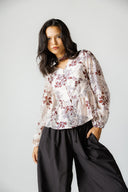 FLORAL GRACE BLOUSE -SIMON