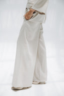 FLOWY ELEGANCE PANTS -Beige