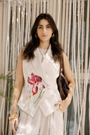 Princess LINEN VEST -Beige