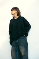V-NECK KNIT PULLOVER
