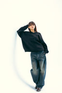 V-NECK KNIT PULLOVER