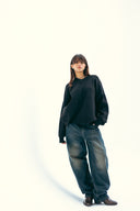 V-NECK KNIT PULLOVER