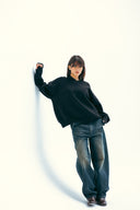 V-NECK KNIT PULLOVER