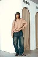 V-NECK KNIT PULLOVER