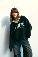 STAR GIRL PULLOVER - BLACK