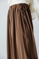 COMFY WIDE PANTS -BROWN
