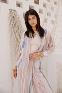 SUMMARY SHEER SHIRT - NUDE
