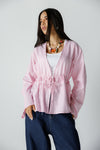 LINEAR BREEZE BLOUSE -PINK
