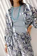 SUMMARY SHEER SHIRT - BLUE