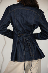 FITTED DENIM SHIRT