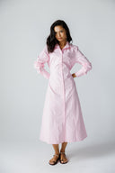 LONG SHIRT DRESS  -PINK