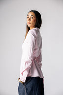 SHIRT WITH STRAP DETAIL -PINK