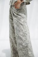 MARBLE MUSE DENIM PANTS -light gray