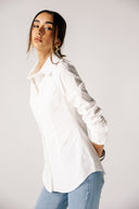 FITTED SHIRT -OFF WHITE