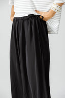 COMFY WIDE PANTS -BLACK