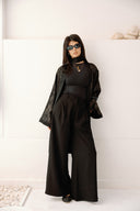 MIDNIGHT FLOW CARDIGAN -BLACK