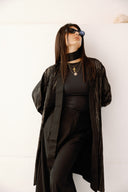 MIDNIGHT FLOW CARDIGAN -BLACK