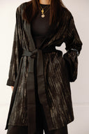 MIDNIGHT FLOW CARDIGAN -BLACK