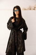 MIDNIGHT FLOW CARDIGAN -BLACK
