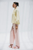 RADIANT TIE BLOUSE -YELLOW