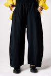 LOWRAISE BALLOON PANTS -Black