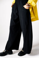 LOWRAISE BALLOON PANTS -Black