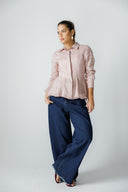 ELEGANT WAIST-FIT SHIRT -CASHMERE