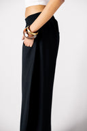 LOWRAISE BALLOON PANTS -Black