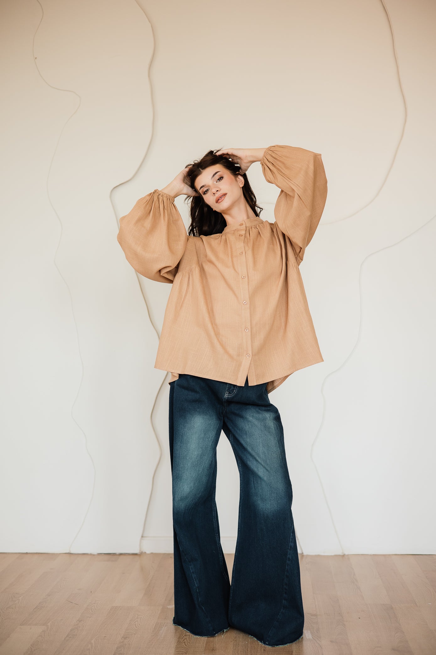 LINEN BLOUSE