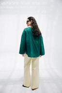 Straight Gabardine pants -YELLOW