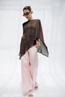 Effortless Flow Cape -BROWN