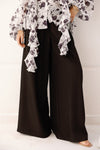 Classic Minimal Pants -BLACK