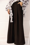 Relaxed Tailored Pants -BLACK